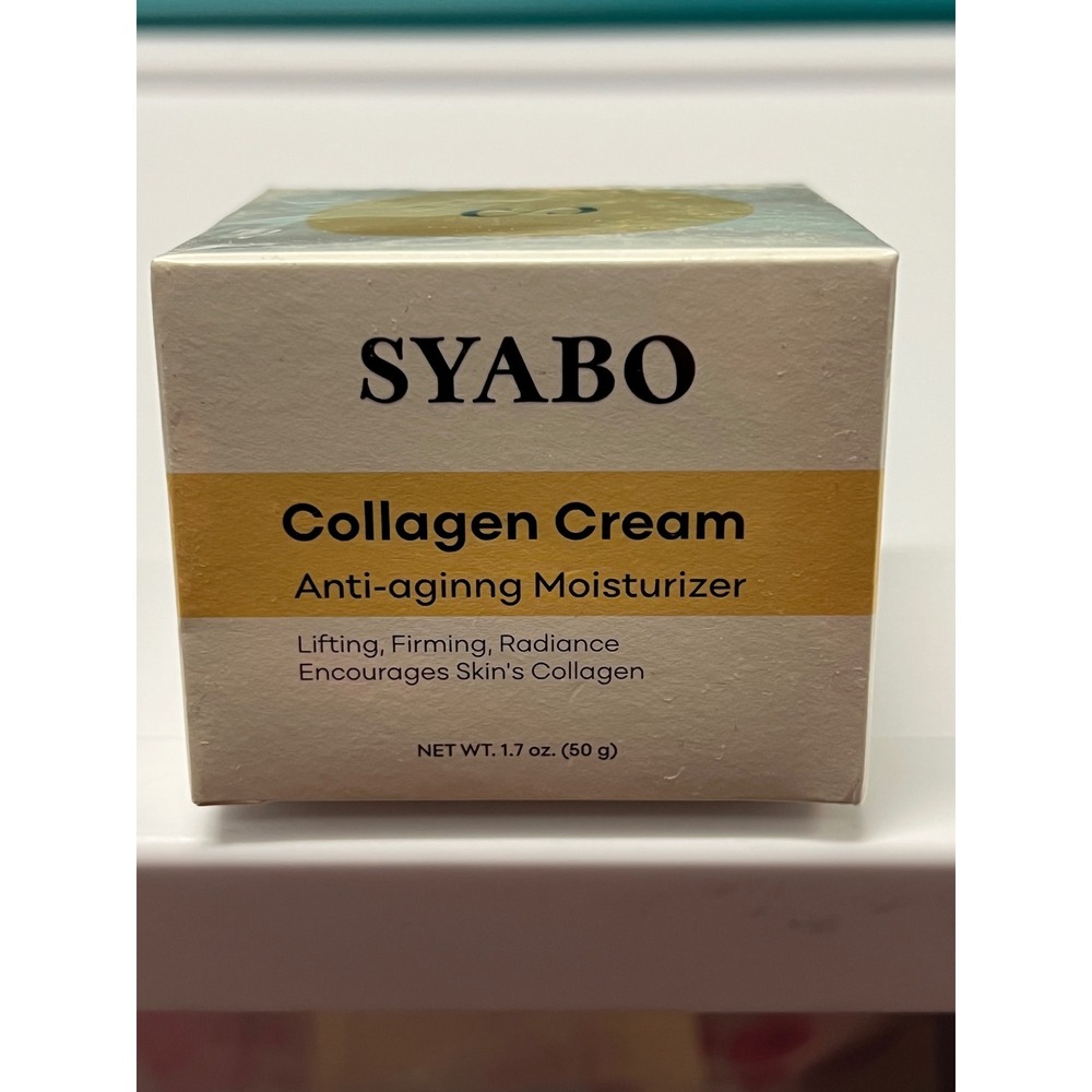 SYABO Collagen Cream Anti-Aging Moisturizer Lifting Firming‎ Radiance 1.7oz 50g